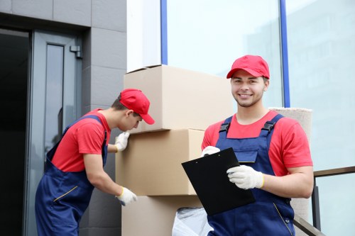 Removal team helping with a residential move in Streatham