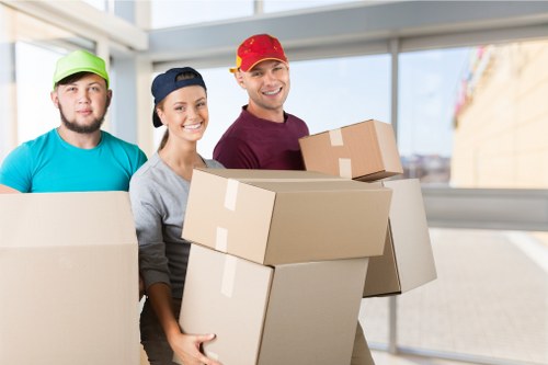 Local removals team handling a home move in Streatham