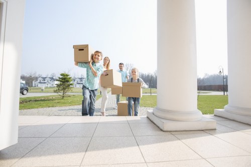 Commercial moving service supporting a business relocation in Streatham