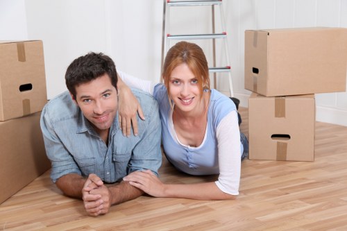 Man and van service helping with furniture transport in Streatham