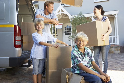 Streatham moving checklist and packed boxes ready for removal