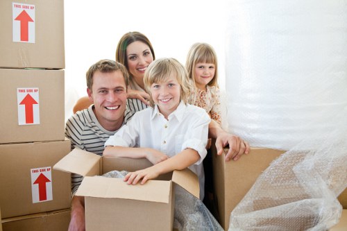 Commercial moving truck for office relocation in Streatham